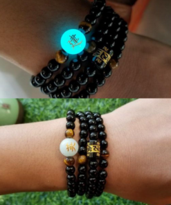 Alternative view of Darkonyx™ – Pulsera de Ónix Negro