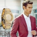 Reloj dorado para hombres