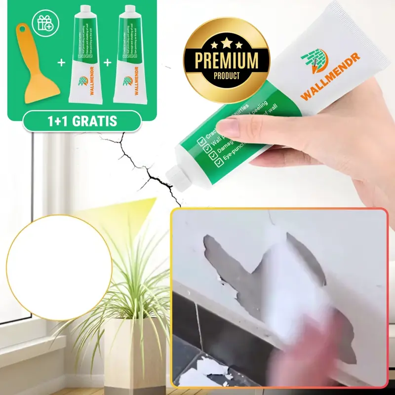 WALLMENDR® Masilla para reparación de paredes (1+1 gratis)