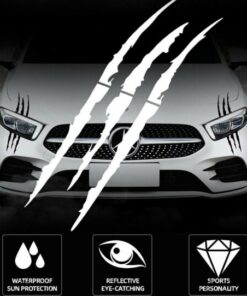 PEGATINAS REFLECTANTES PARA COCHE MONSTERCLAW™ – 4 UDS.