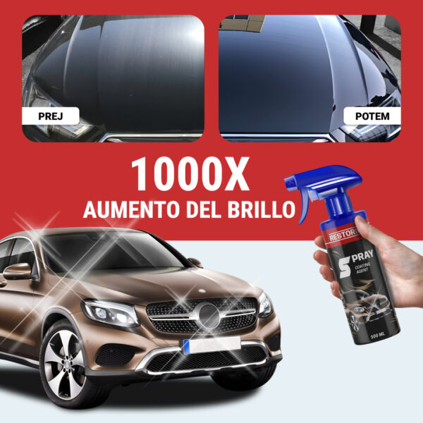 RESTORIDE - Spray para proteger piezas de coche de metal y cristal - Imagen 5