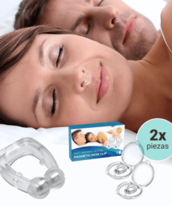 Clip magnético de silicona para antirronquidos en la nariz