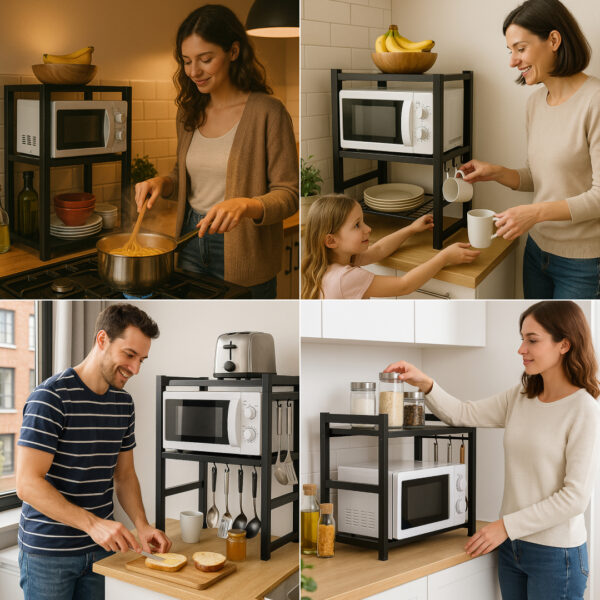 MicroRack™ Estante Expandible para Horno de Microondas - Imagen 7