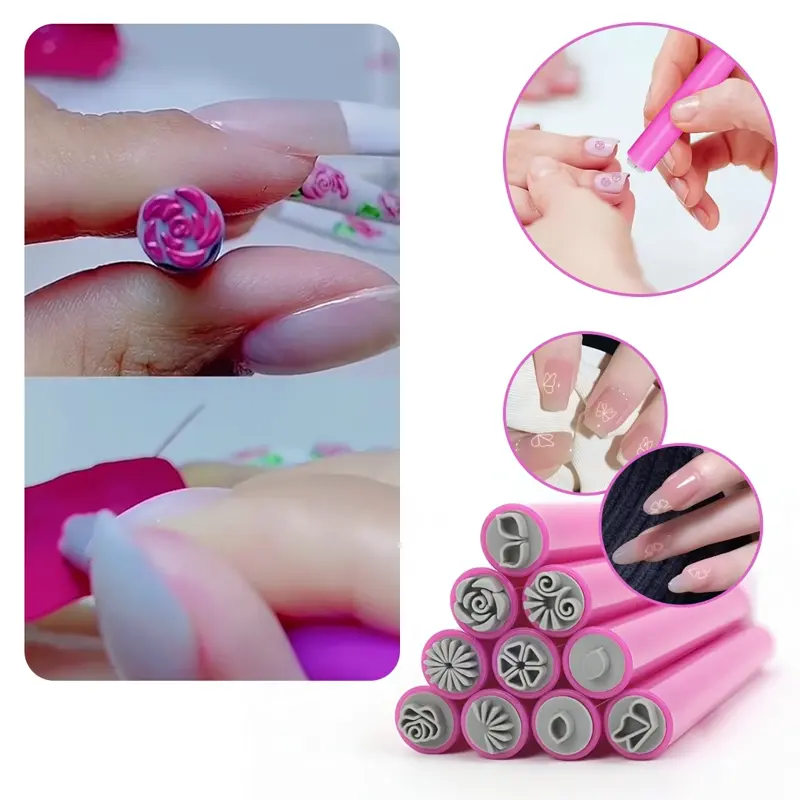 NAILGENIUS™ - Set de Plumas para Nail Art