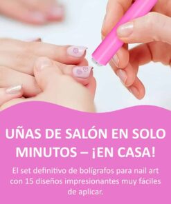Alternative view of NAILGENIUS™ - Set de Plumas para Nail Art