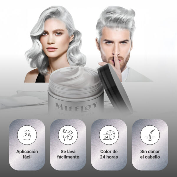 CHROMASHADE™ - Cera Colorante Temporal para Cabello - Imagen 4