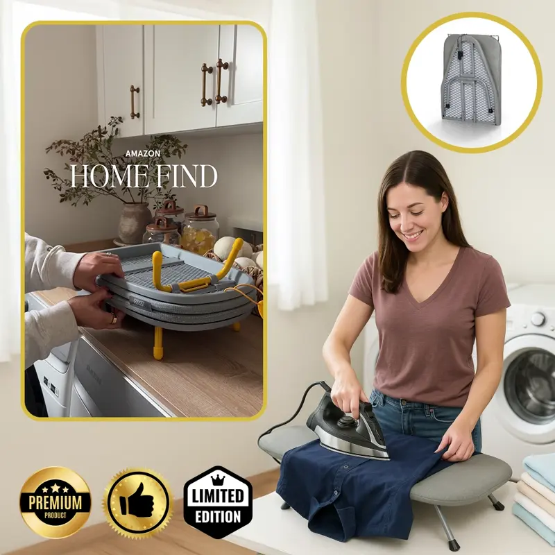 IronEase™ - Tabla de planchar plegable